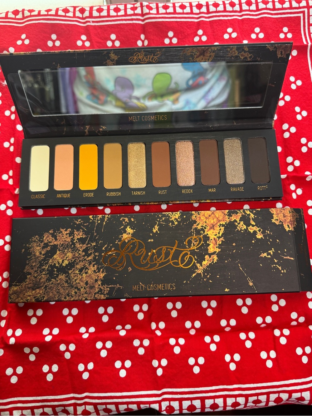 Melt Cosmetics Rust Eyeshadow Palette